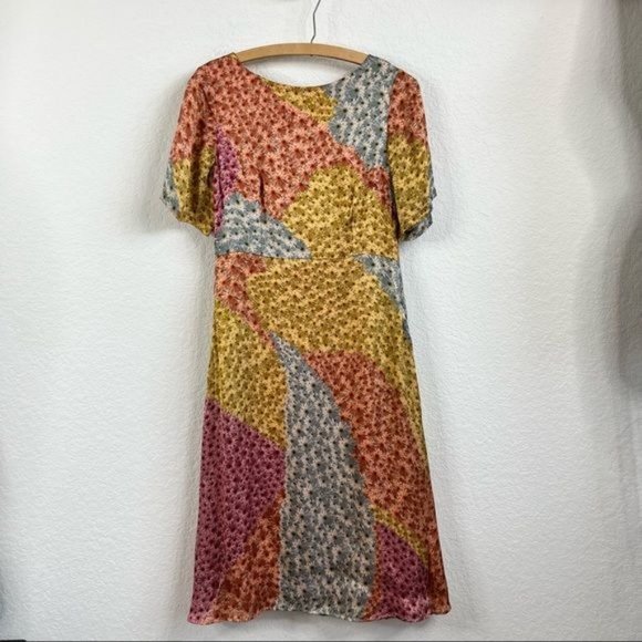 Anthropologie Catria Floral Varun Bahl Dress - Picture 8 of 12